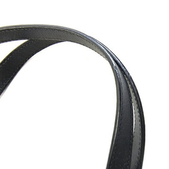 PRADA Black Leather Shoulder Bag - Picture 5 of 7